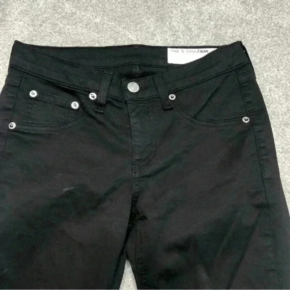 Rag & Bone Skinny Black Jeans - Picture 9 of 10